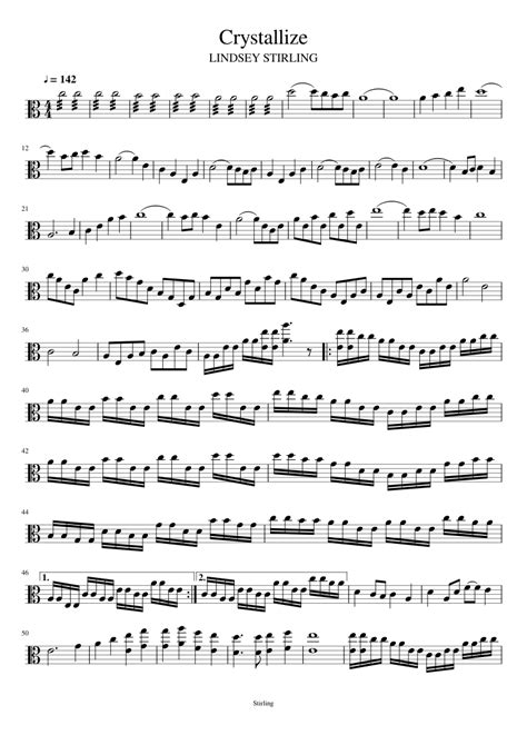 Crystallize Lindsey Stirling Sheet Music