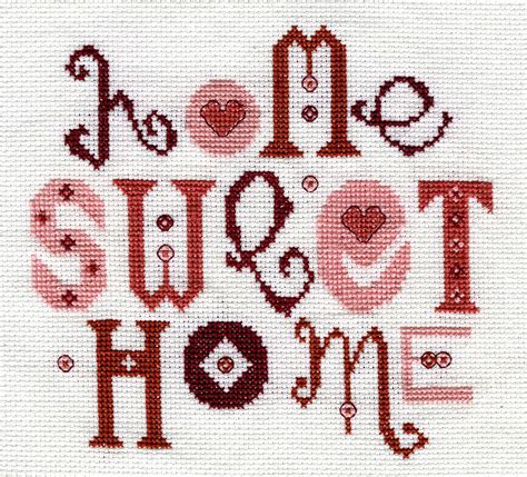 Cross Stitch Home Sweet Home Cross Stitch Patterns