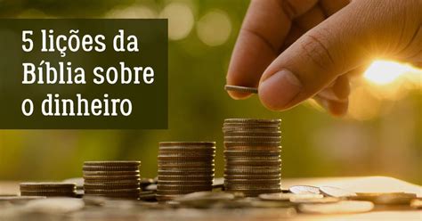 5 versículos sobre dinheiro Bíblia