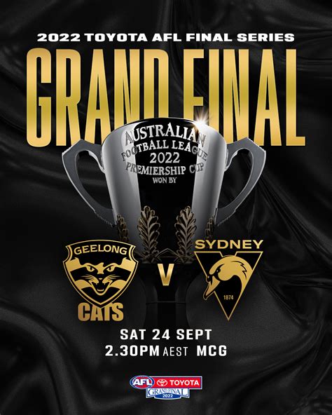 Afl On Twitter The 2022 Toyota Afl Grand Final Is Set 🏆 Aflfinals Aflgf