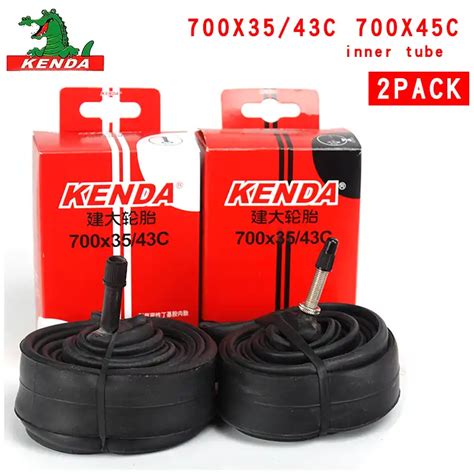 2PCS Kenda Bicycle Inner Tube 700X28 32C American Valve French Valve