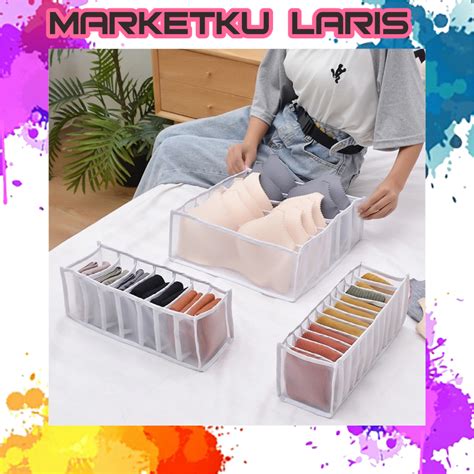 Jual Mkl Storage Box Organizer Celana Dalam Pakaian Dalam Tempat