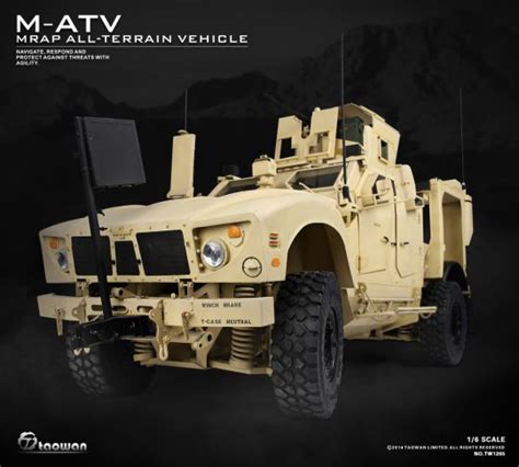 M-ATV MRAP All-Terrain Vehicle - Machinegun