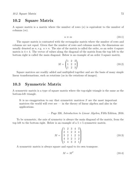 Linear Algebra For Machine Learning