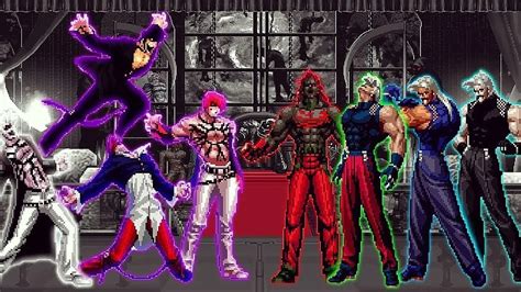 Mugen KOF Rugal Bernstein Team Vs Iori Yagami Team YouTube