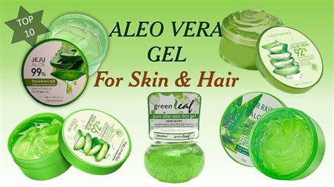 Top 10 Aleo Vera Gel For Skin And Hair In 2020 With Price Youtube