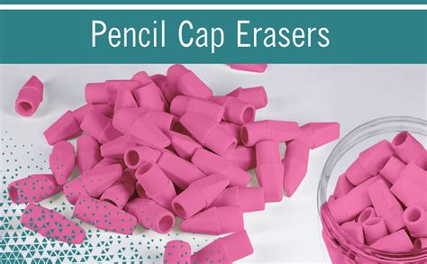 Amazon Pencil Top Erasers 144 Count Cap Erasers Pink Eraser