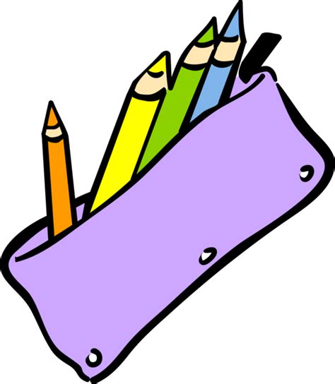 Download Vector Illustration Of Student"s School Pencil Case - Pencil ...