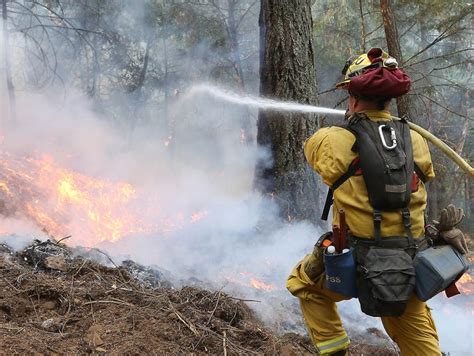 Firefighters Battle California Wildfires