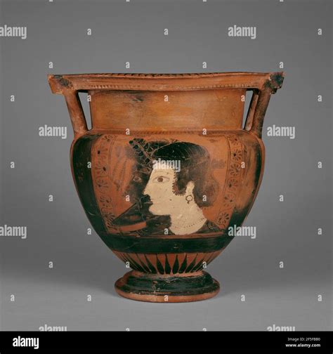 Attic Black Figure Column Krater Close To Painter Of Louvre F