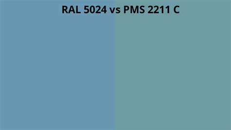 Ral 5024 Vs Pms 2211 C Ral Colour Chart Uk