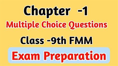 Class 9th Chapter 1 Mcqs By Komal Saxena Youtube