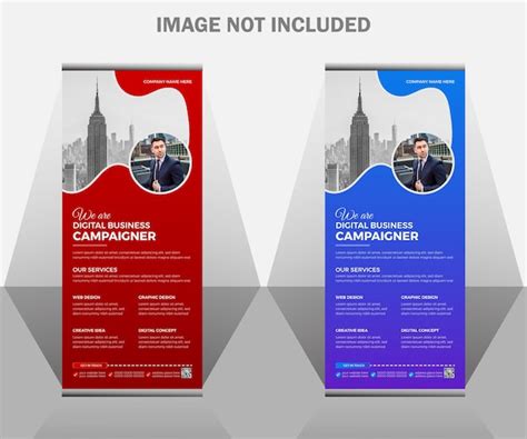 Premium Vector Vector Corporate Business Roll Up Banner Template