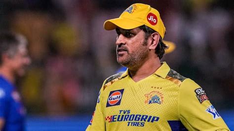 Ipl To Be Ms Dhoni S Last Season With Chennai Super Kings Csk Ceo