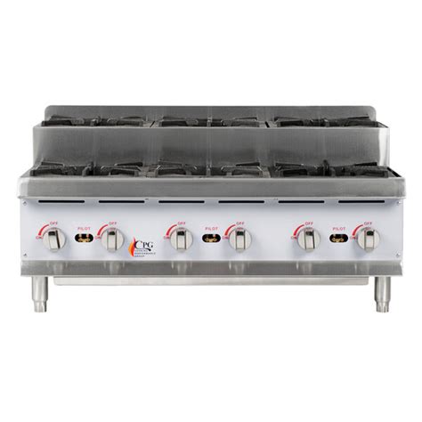 Cooking Performance Group Sr Cpg 36 Nl 36 Step Up Countertop Range Hot Plate With 6 High