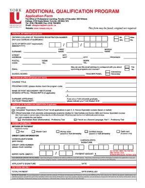 Fillable Online Edu Yorku Aq Abq Fillable Application Form Docx Fax