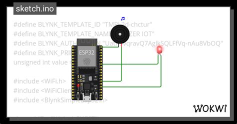 Buzzer Iot Wokwi Esp32 Stm32 Arduino Simulator