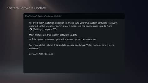 Ps5 System Software Update Out Now Improves System Performance