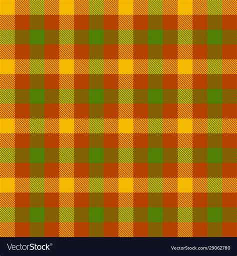 Tartan seamless pattern background autumn color Vector Image