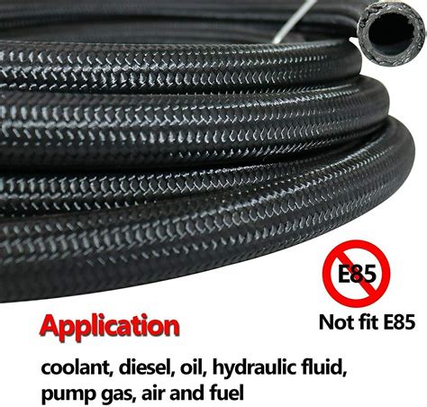 An Ft Hose Nylon Stainless Steel Braided Cpe Oil Fuel Line