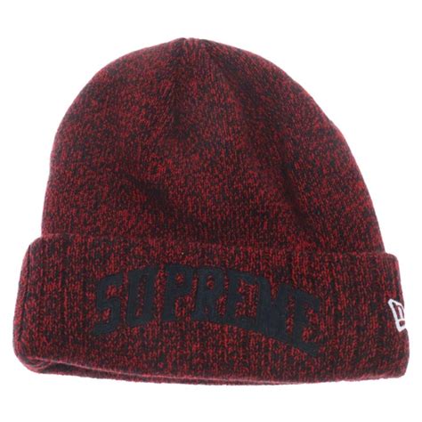 Supreme シュプリーム 18aw×new Era Arc Logo Beanie ニューエラ アーチロゴ刺繍 ビーニー ニットキャップ