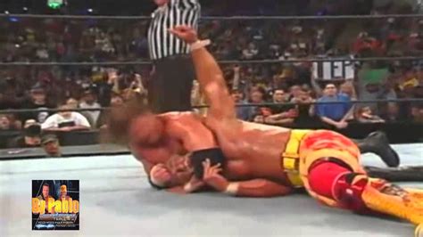 Triple H Vs Hulk Hogan Backlash 2002 Highlights HD YouTube