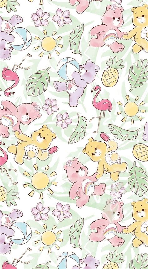 Pin By Patricia On Care Bears Iphone Wallpaper Cute Patterns