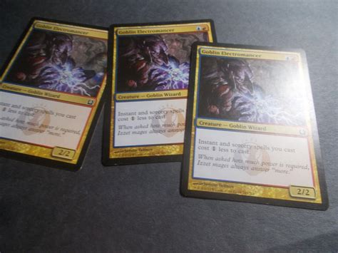 Goblin Electromancer X3 Mtg Return To Ravnica Multi Color Common