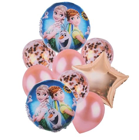 Kit Bouquet Globo Frozen Feliz Cumplea Os Anna Olaf Luegopago