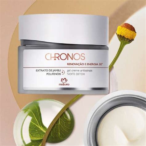 Chronos Gel Creme Antissinais 30 Noite Renovação e Energia Chronos