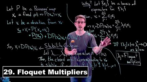 Floquet Multipliers Dynamical Systems Lecture 29 YouTube