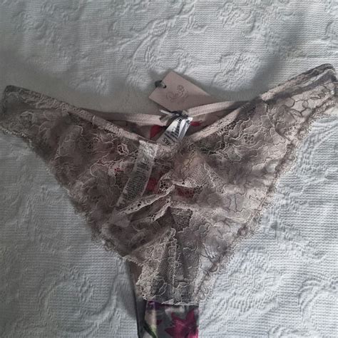 Marks And Spencer Womens Grey Panties Depop