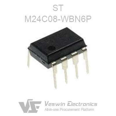 M24C08 WBN6P ST Memory Veswin Electronics