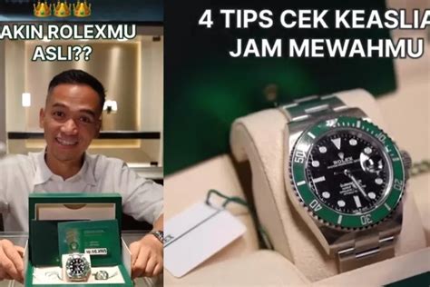 Pria Ini Bagikan Tips Cek Keaslian Jam Tangan Mewah Rolex Nomor Tiga