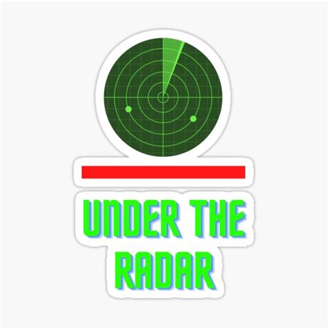 Under The Radar Sticker For Sale By Satayareporters Redbubble