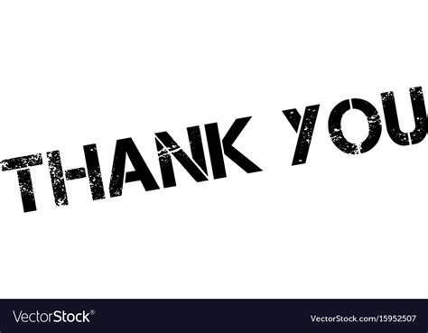 Thank You Rubber Stamp Royalty Free Vector Image