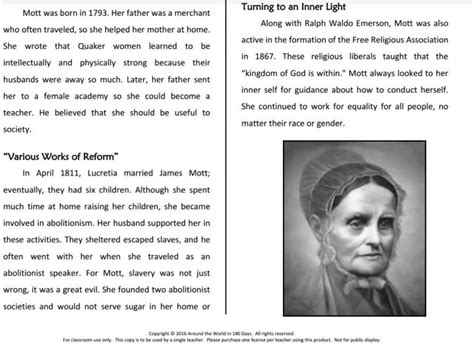 Biography: Lucretia Mott | Women in history, History lessons, Digital ...