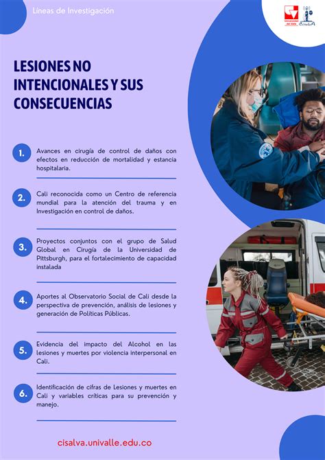 Lesiones No Intencionales Y Sus Consecuencias Instituto Cisalva