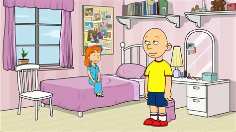 Caillou Scares Rosie With The Scary Car Commercial Grounded Youtube