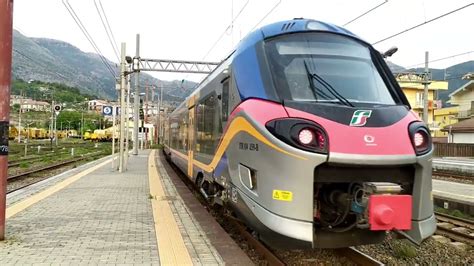 Treni Di Tutti I Tipi Alla Stazione Di Sapri Youtube