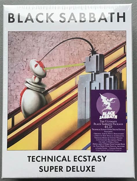 Black Sabbath Technical Ecstasy Super Deluxe 4 Cd 2021 Box Set Factory Sealed Ebay