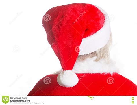 Santa Wearing His Hat Stock Photo Image Of Concept Pompom 81669572