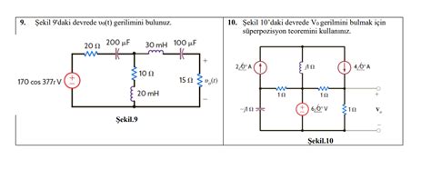 Solved Q9 Find The Voltage Upsilon 0 T ﻿in The Circuit In