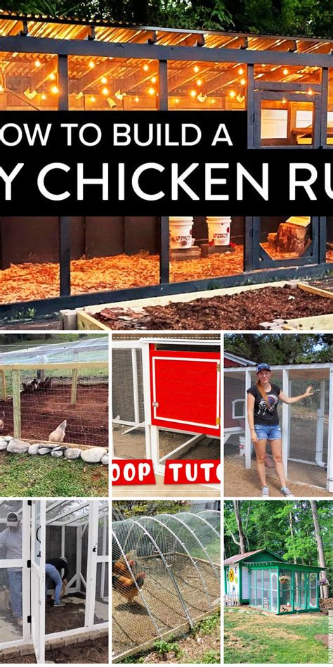 25 Homemade Diy Chicken Run Plans (How To Make) - Diy Folly