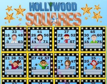 Hollywood Squares Board Game - Etsy