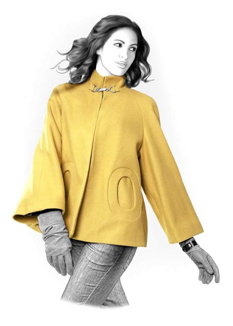 elegant short coat  stylish pockets