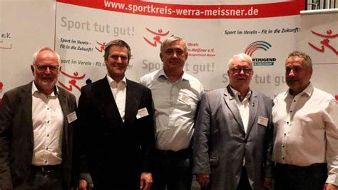 Sportkreistag Werra Mei Ner W Hlt Vorsitzenden Wieder Und Begeht