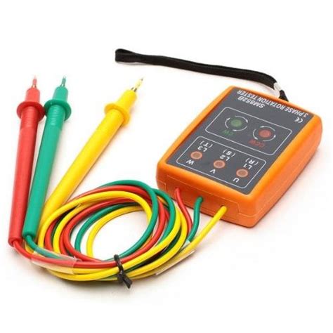 Sm B V V Ac Phase Rotation Tester Indicator Detector Meter