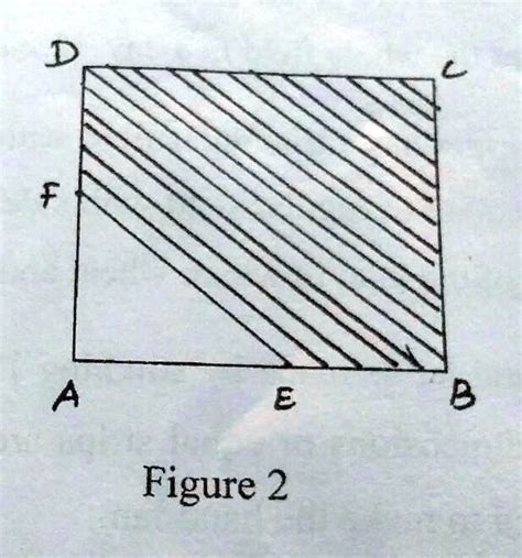 Solved Abcd Is A Square Of Side Cm E And F Are Midpoints Of Ab And