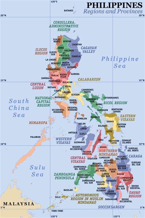 A Clickable Map Of The Philippines Exhibiting Its Regions And